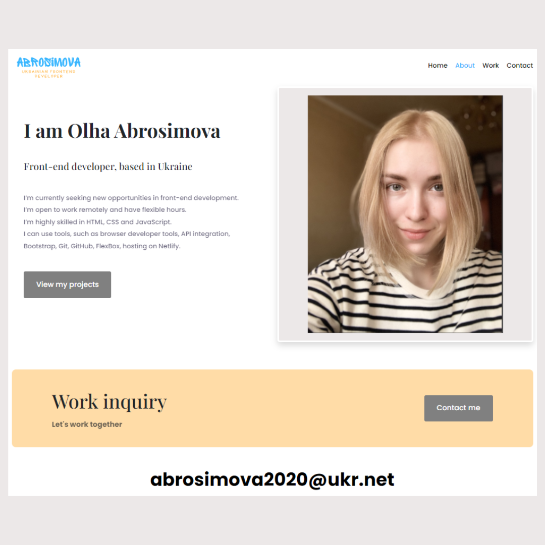 Abrosimova portfolio